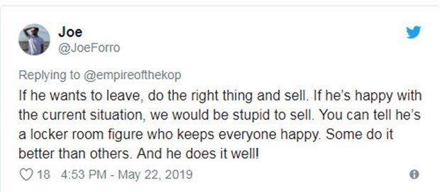 CĐV Liverpool chia rè vì tương lai của một người - Bóng Đá