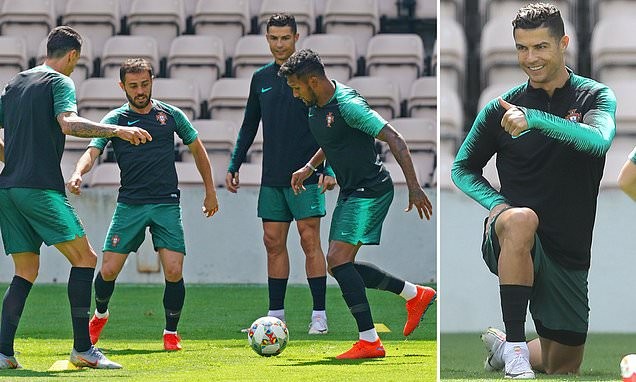 Sung sức trên sân tập, Ronaldo thách thức Van Dijk và Hà Lan - Bóng Đá