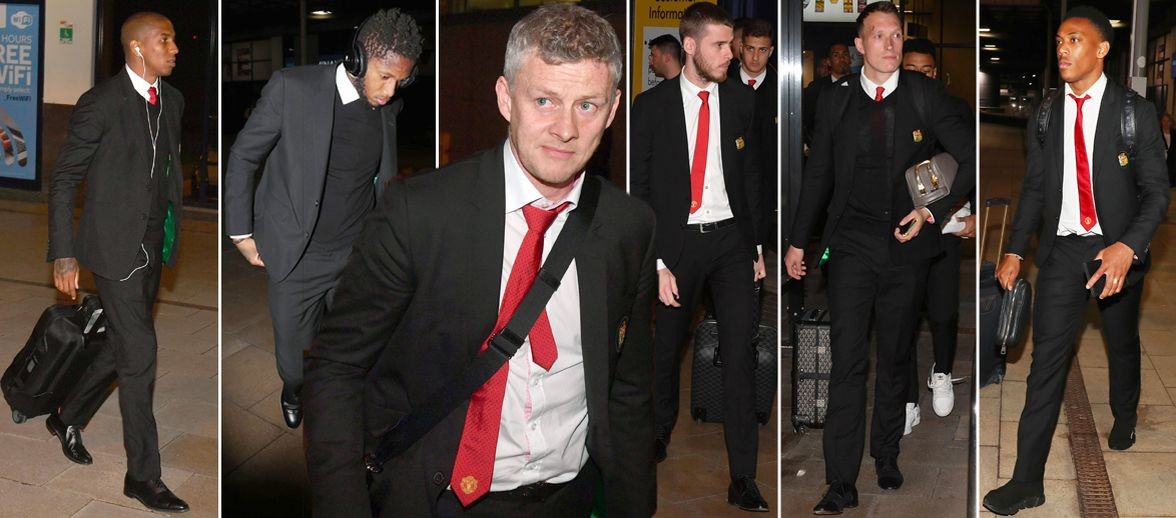 Ảnh Man Utd trở về từ Barcelona - Bóng Đá