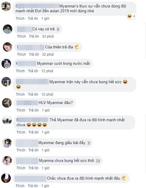 CĐV Việt Nam hả hê khi Myanmar ăn hành - Bóng Đá