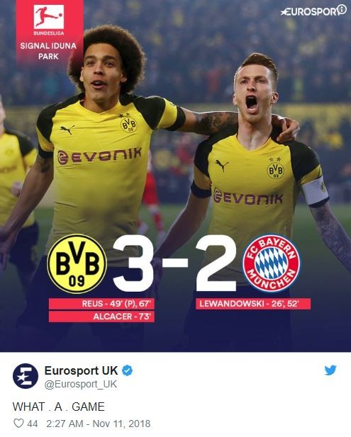 Người hâm mộ đã tìm ra trận đấu hay nhất năm - Bóng Đá