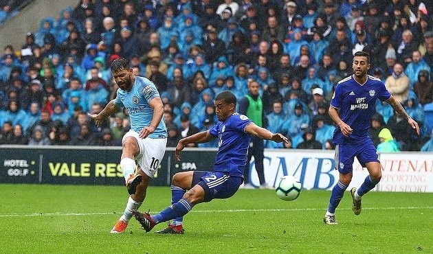 Hay như vậy, nhưng Aguero chỉ xếp thứ 10 trong danh sách ghi bàn ở Anh - Bóng Đá