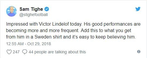 Fan MU khen lindelof - Bóng Đá