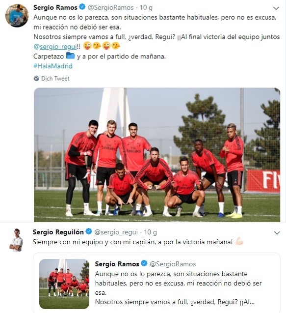 Ramos và Regui lên tiếng vì ẩu đả sân tập - Bóng Đá