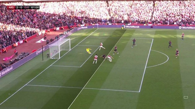 Everton đã có thể gỡ hòa nếu trọng tài không thiên vị Arsenal tình huống này - Bóng Đá