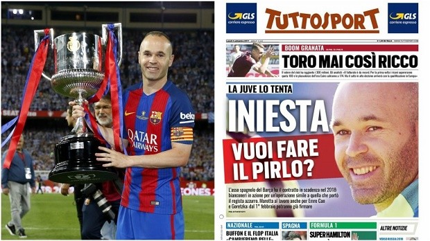 Juventus lên kế hoạch 'cướp trắng' Iniesta từ Barca - Bóng Đá