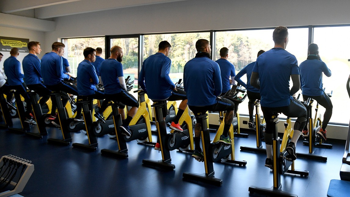 Inter nhồi thể lực trước đại chiến với Lazio - Bóng Đá