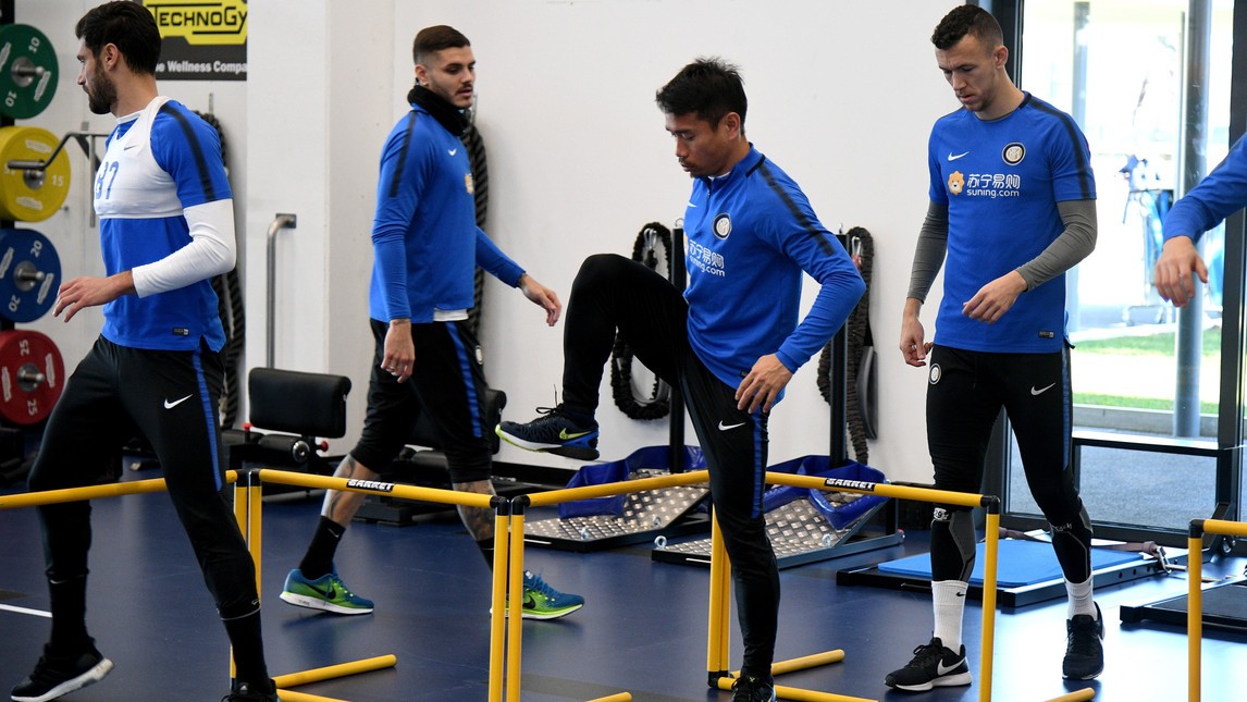 Inter nhồi thể lực trước đại chiến với Lazio - Bóng Đá