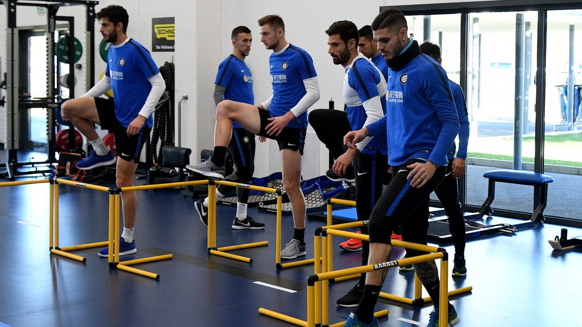 Inter nhồi thể lực trước đại chiến với Lazio - Bóng Đá