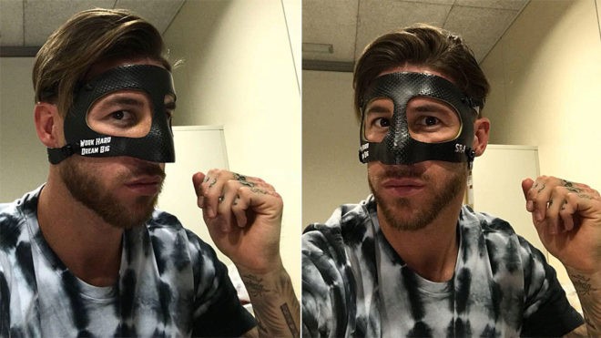 Chấn thương ở Real: Ramos đeo mặt nạ, Gareth Bale vẫn phải tập riêng - Bóng Đá
