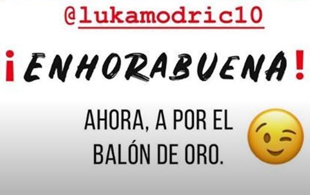 Thêm đồng đội tại Real ủng hộ Modric giành 