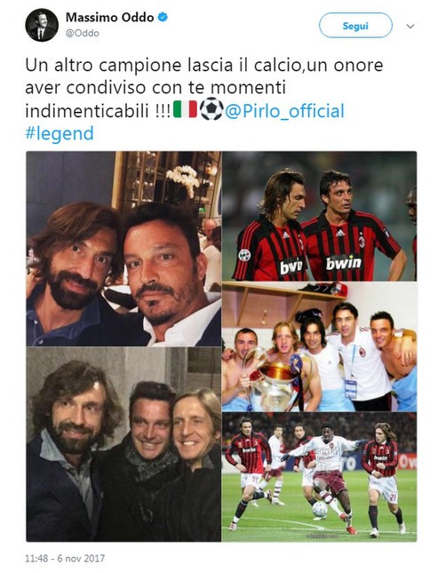 Các sao bóng đá thay nhau tri ân Pirlo - Bóng Đá