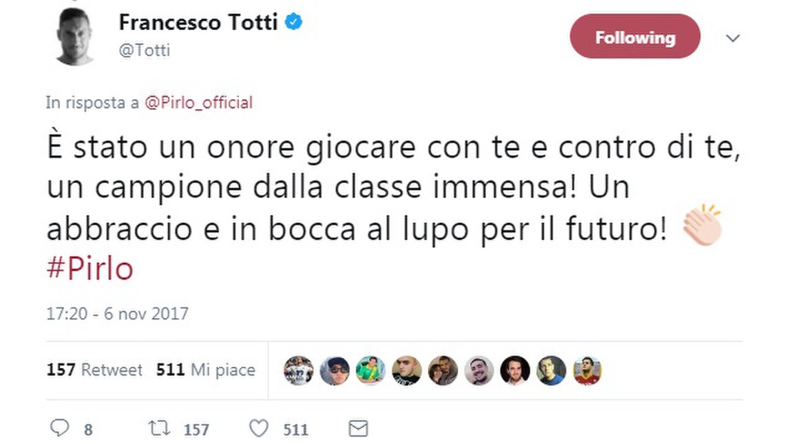 Các sao bóng đá thay nhau tri ân Pirlo - Bóng Đá