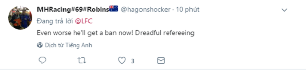 CĐV Liverpool điên tiết với tấm thẻ đỏ của Mane - Bóng Đá