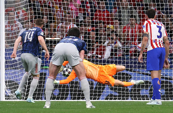 Jan Oblak (6.7): Thủ thành người Slovenia đã phán đoán đúng hướng trong tình huống đối mặt với Gyokeres trên chấm phạt đền nhưng không thể ngăn cản cú sút quá uy lực. Trong suốt trận đấu, anh chơi tập trung và có pha cứu thua quan trọng ở những phút cuối để bảo toàn tỉ số hòa cho đội nhà.