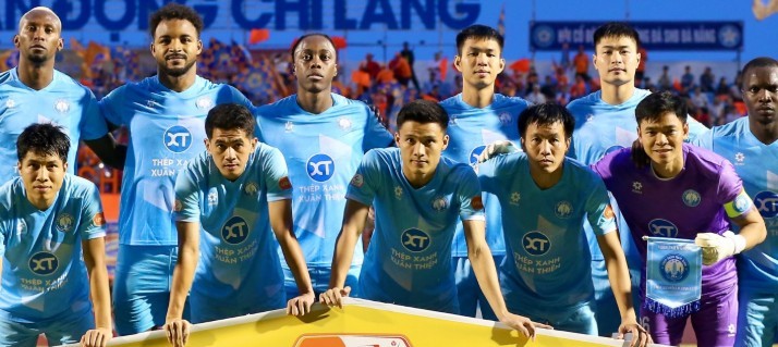 Nam Định gần như đã hết mục tiêu phấn đấu tại V-League. Ảnh: CLB Nam Định.