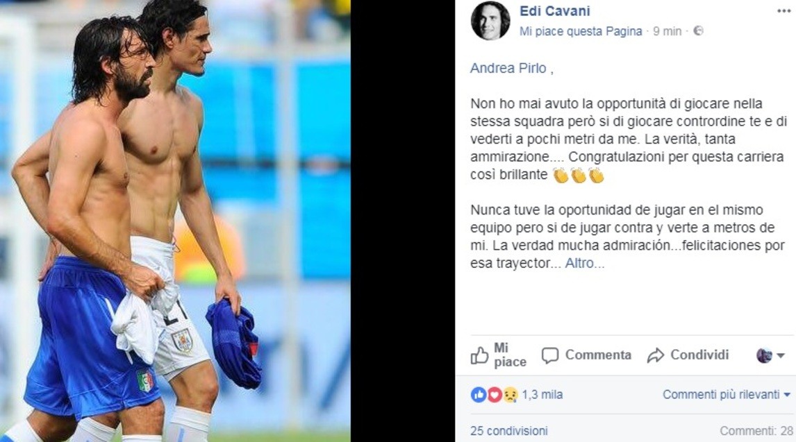 Các sao bóng đá thay nhau tri ân Pirlo - Bóng Đá