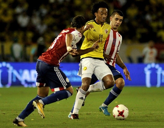 Colombia 1-2 Paraguay: Ngược dòng không tưởng - Bóng Đá