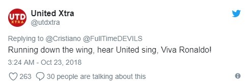 CĐV M.U tan chảy vì Ronaldo tweet về M,U - Bóng Đá