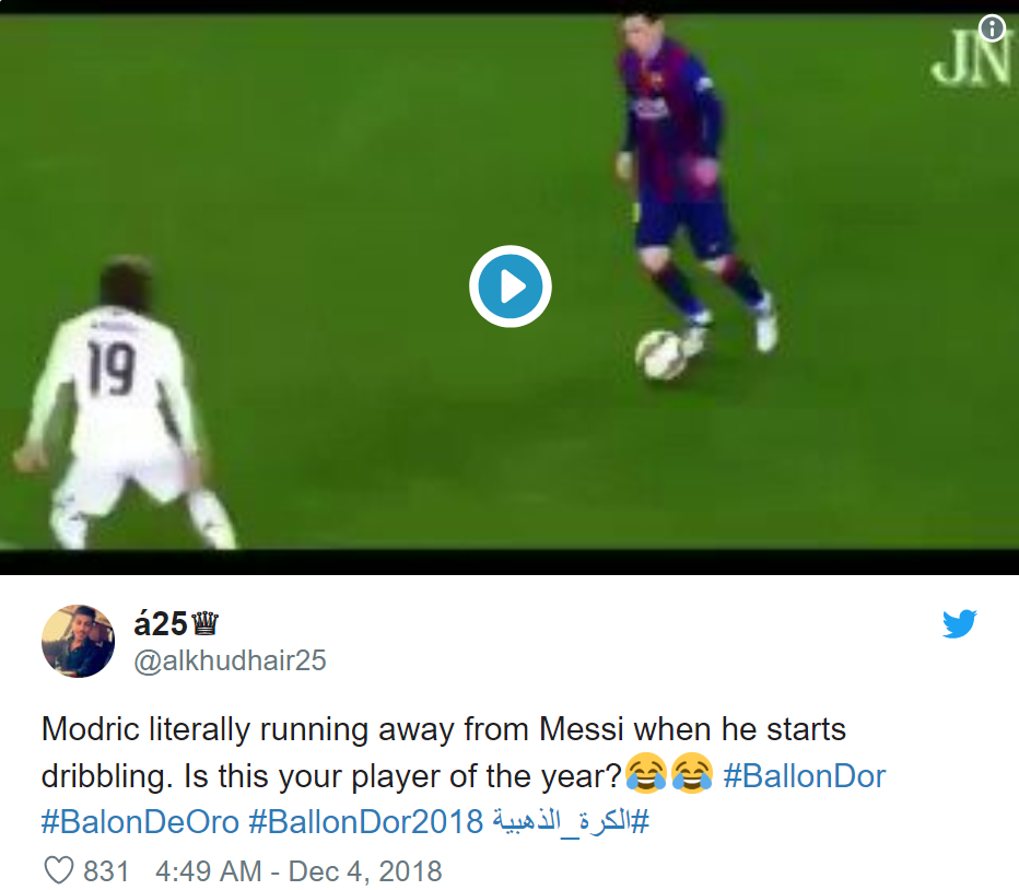 Fans react as Messi finishes outside Ballon d'Or top three for the first time since 2006 - Bóng Đá