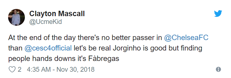 ‘Sorry but Fabregas > Jorginho’: Chelsea fans want new signing dropped for veteran midfielder after Spaniard runs the show in Europa League clash  - Bóng Đá