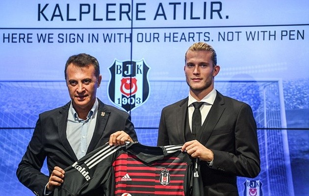 Lorius Karius xuất hiện như 