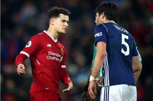 Salah, Coutinho im tiếng, Liverpool chia điểm thất vọng trước West Brom - Bóng Đá