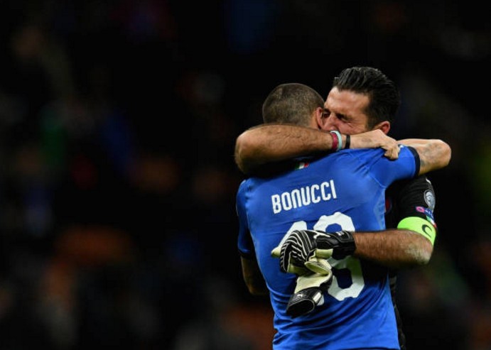 Những giọt nước mắt đau đớn của Buffon trong ngày chia tay Azzurri - Bóng Đá