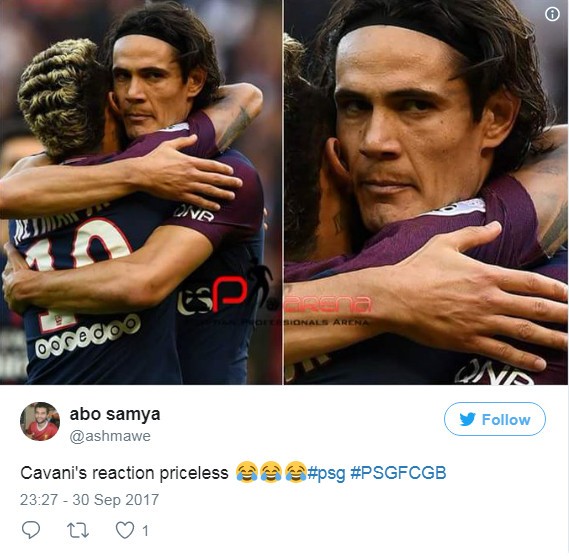 Cavani bị chê 'diễn kịch' quá tệ sau lưng Neymar - Bóng Đá