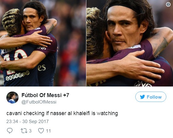 Cavani bị chê 'diễn kịch' quá tệ sau lưng Neymar - Bóng Đá