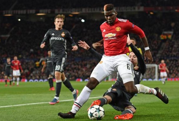 Pogba nhẹ nhàng 'cân' cả 3 cầu thủ của CSKA Moscow - Bóng Đá