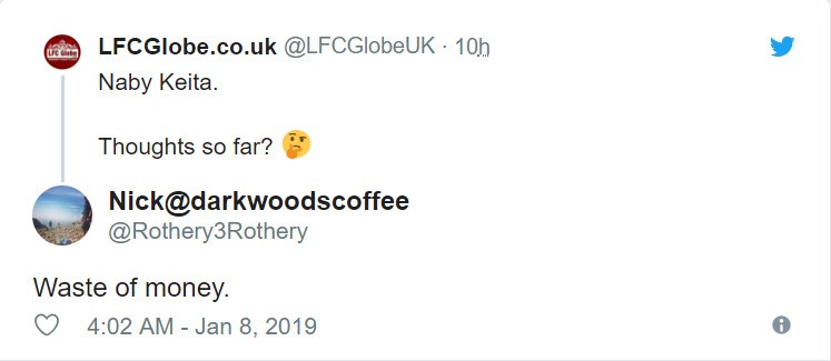 CĐV Liverpool cũng bắt đầu 'ngán' Keita - Bóng Đá