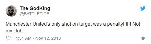 Fan phản ứng khi Man Utd chỉ có 1 cú sút trúng đích - Bóng Đá
