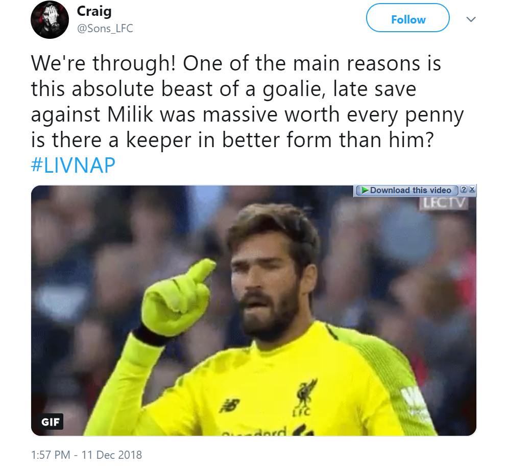 “Worth every fricking penny”, “Wonder Hands”: Some Liverpool fans laud this key star in 1-0 win over Napoli + Match Report - Bóng Đá