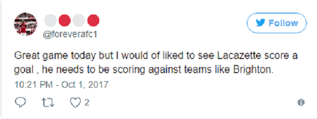 Tịt ngòi trước tân binh, Alexandre Lacazette bị CĐV Pháo thủ phàn nàn - Bóng Đá