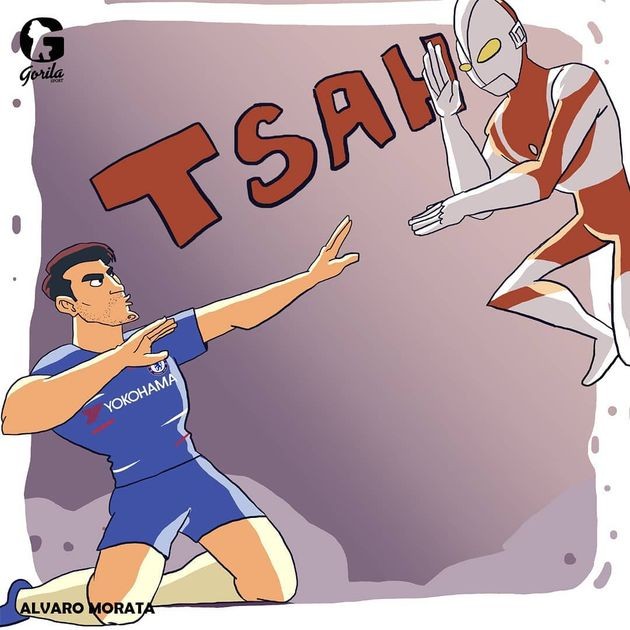 Ảnh chế Morata - Bóng Đá