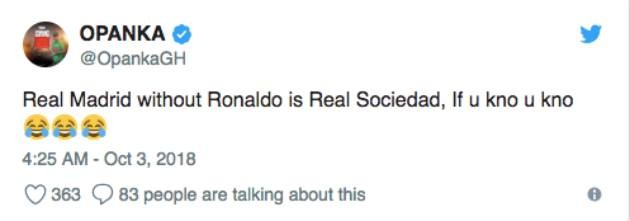 fan ronaldo troll real madird - Bóng Đá
