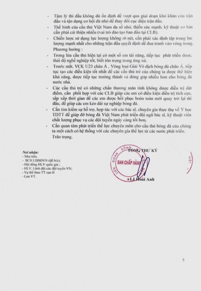 Chuyên gia Đức ám chỉ ai ở VFF muốn U22, U18 thất bại? - Bóng Đá