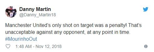 Fan phản ứng khi Man Utd chỉ có 1 cú sút trúng đích - Bóng Đá