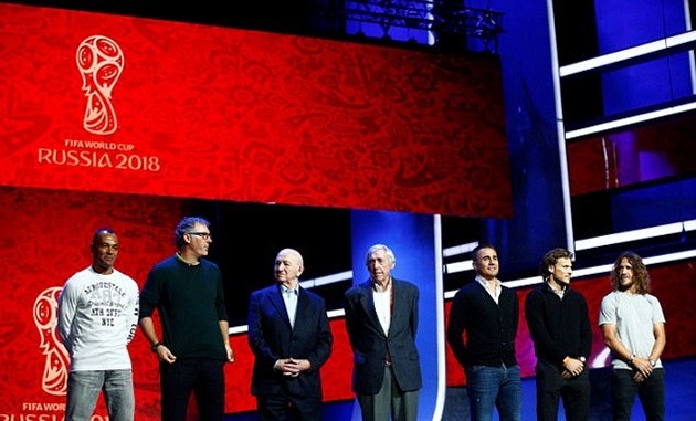 Dàn huyền thoại tái xuất ở Nga, sẵn sàng cho lễ bốc thăm World Cup - Bóng Đá