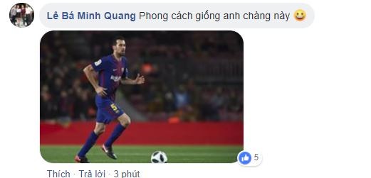 Người hâm mộ đã tìm ra Busquest của Việt Nam - Bóng Đá