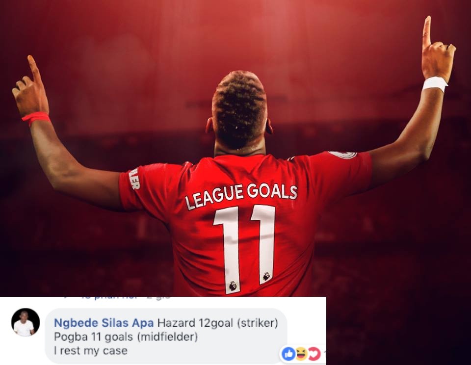 'Pogba ghi 11 bàn, Hazard 12, tôi ngừng biện hộ!' - Bóng Đá