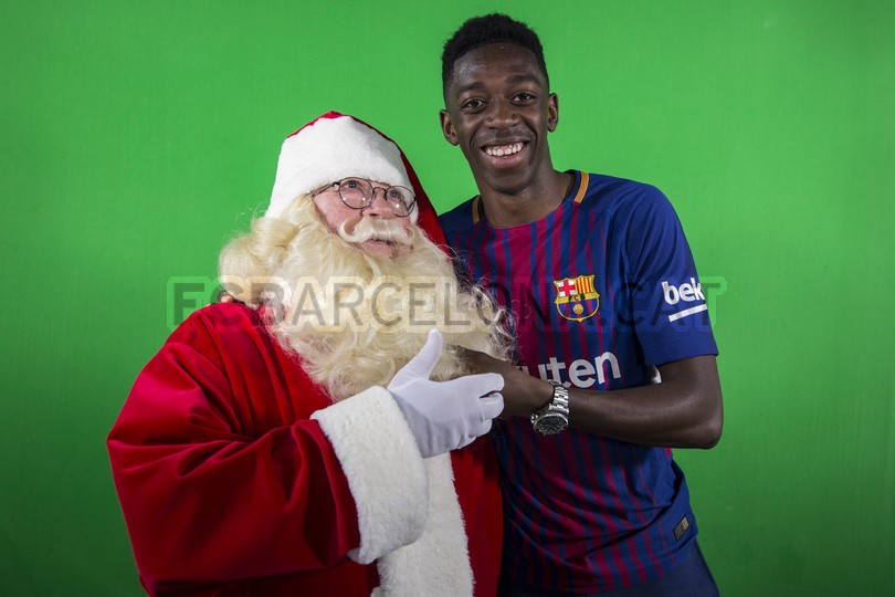 barca ăn mừng giáng sinh - Bóng Đá