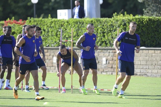Roma tập nặng, sẵn sàng nghênh chiến Inter Milan  - Bóng Đá