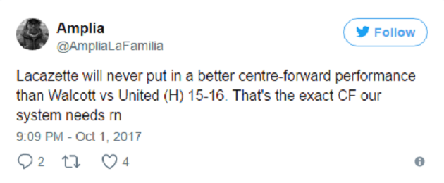 Tịt ngòi trước tân binh, Alexandre Lacazette bị CĐV Pháo thủ phàn nàn - Bóng Đá