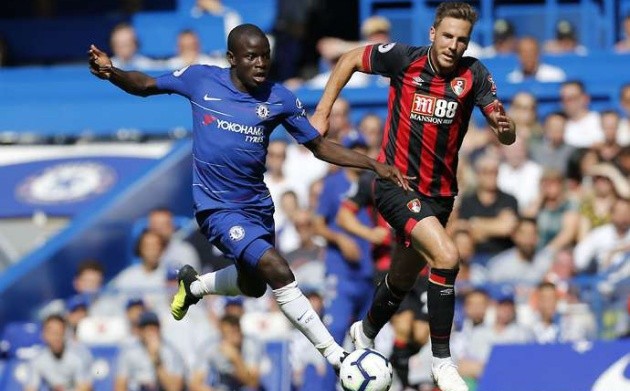 SỐC: Kante làm điều 'không thể tin nổi' trong trận gặp Bournemouth - Bóng Đá