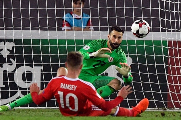 Georgia 0-1 Xứ Wales:  - Bóng Đá