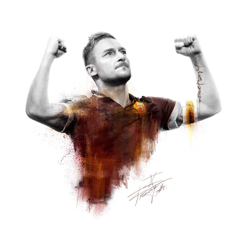 50 'cống phẩm' tuyệt vời CĐV dành tặng Totti (Phần 1) - Bóng Đá
