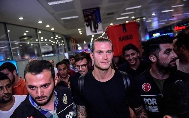 Lorius Karius xuất hiện như 