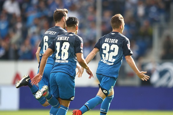 Đánh bại 'Hoàng đế xanh', Hoffenheim vươn lên ngôi đầu Bundesliga - Bóng Đá